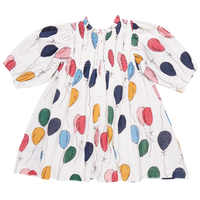 Girls Stevie Puff Sleeve Dress - Balloon Bunches