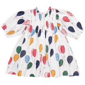 Girls Stevie Puff Sleeve Dress - Balloon Bunches