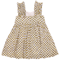 Via Dress - Yellow Lisbon Ditsy