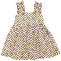 Via Dress - Yellow Lisbon Ditsy