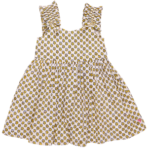 Via Dress - Yellow Lisbon Ditsy