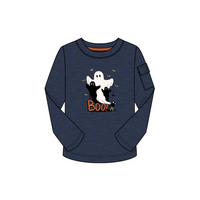 Spooky Ghost L/S Shirt