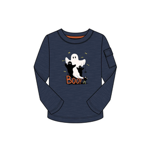 Spooky Ghost L/S Shirt