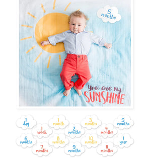 "You Are My Sunshine" Blanket & Card Set