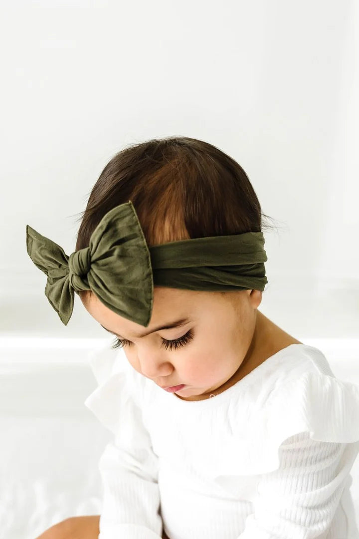 Baby Bling Classic Knot - Army Green