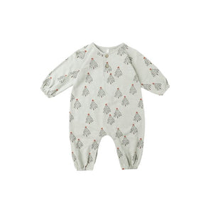 Henley Jumpsuit - Trees