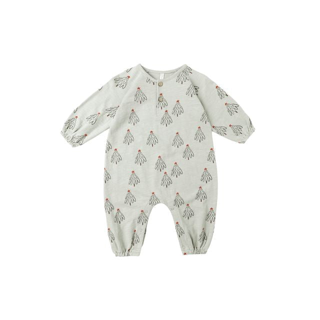 Henley Jumpsuit - Trees