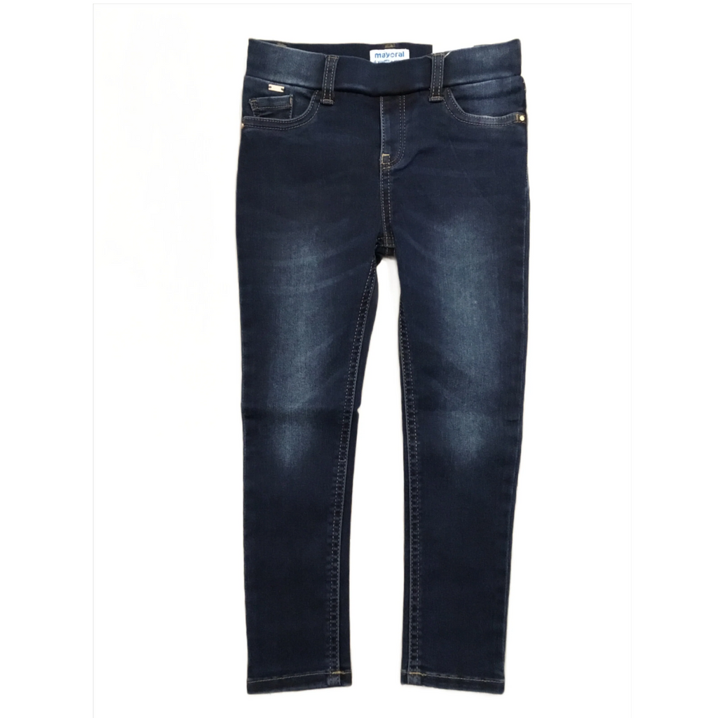 Skinny Dark Denim Pants