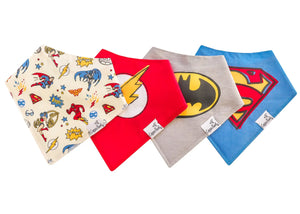 Justice League - Bandana Bib Set 4pk