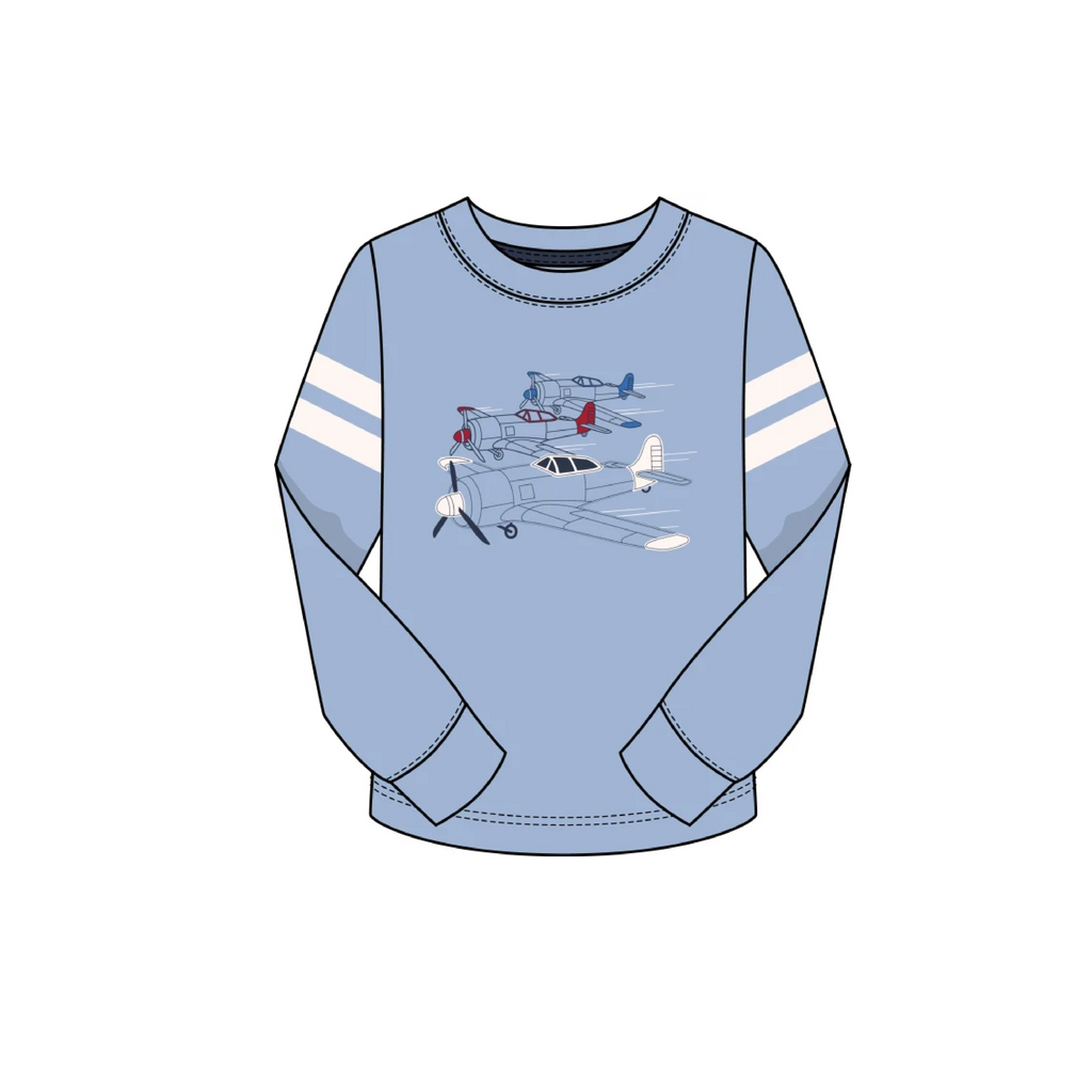 Airshow Light Blue L/S Shirt