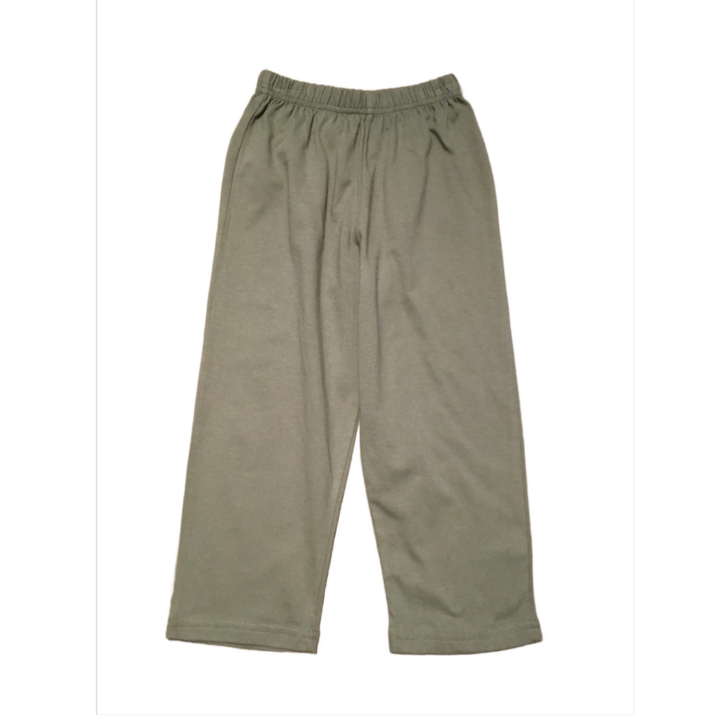 Luigi Jersey Knit Pants - Olive