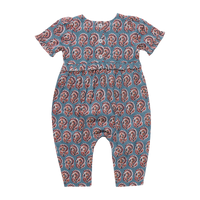 Baby Girls Raquel Jumper - Blue Paisley