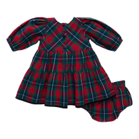 Maribelle Dress - Red Tartan