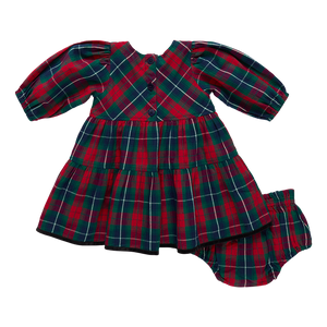 Maribelle Dress - Red Tartan