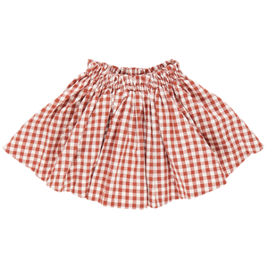 Girls Theodore Skirt - Pony Gingham