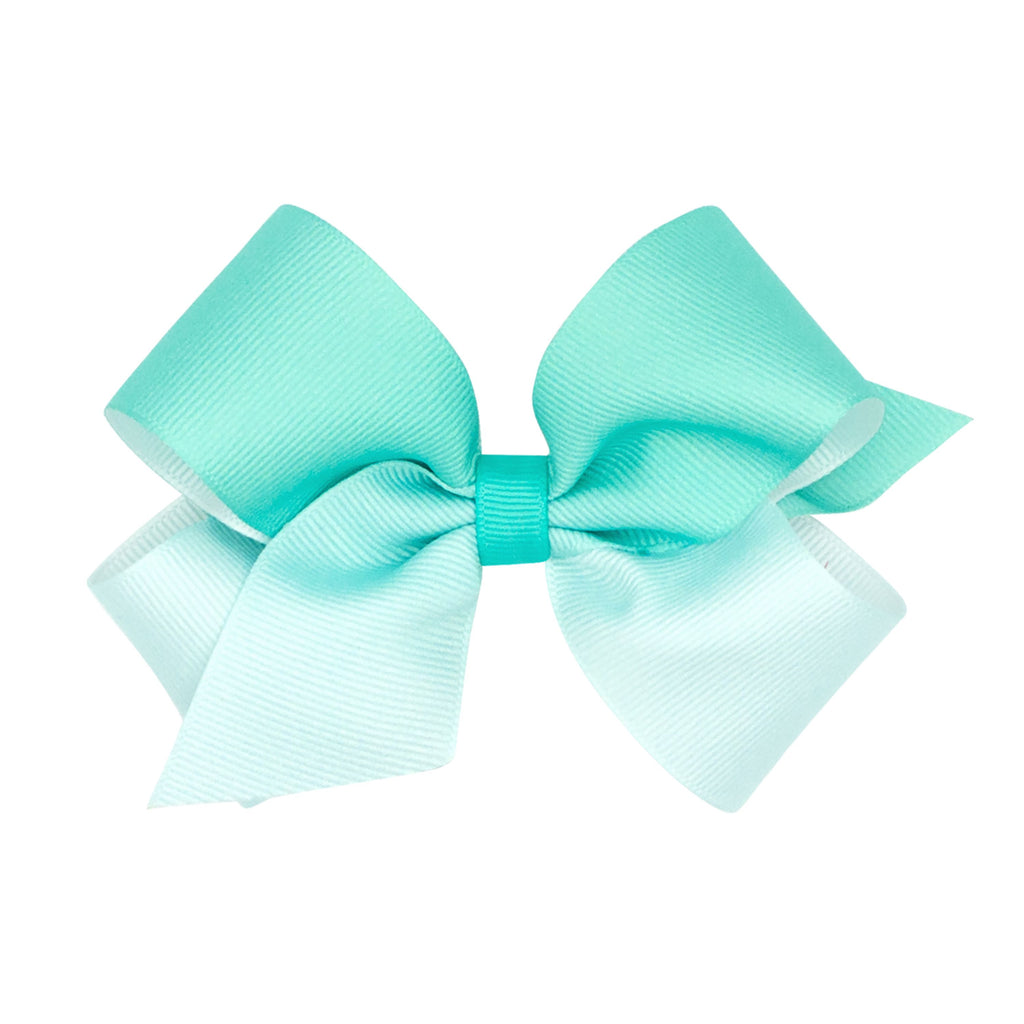 Medium Ombre Hair Bow - Tropical
