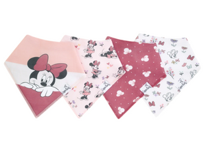 Minnie Mouse - Bandana Bib Set