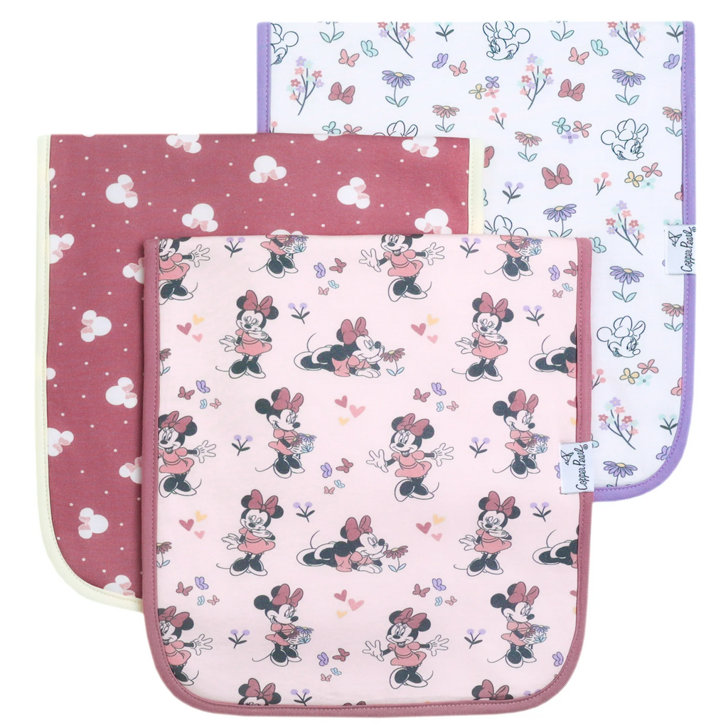 Minnie Mouse - Burp Cloth Set