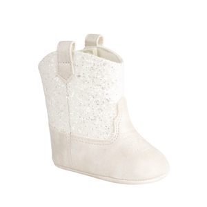 Missy Ivory Glitter Soft Sole Boots