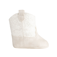 Missy Ivory Glitter Soft Sole Boots