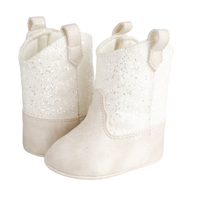 Missy Ivory Glitter Soft Sole Boots