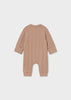 NB Boy Romper Pajama - Cinnamon