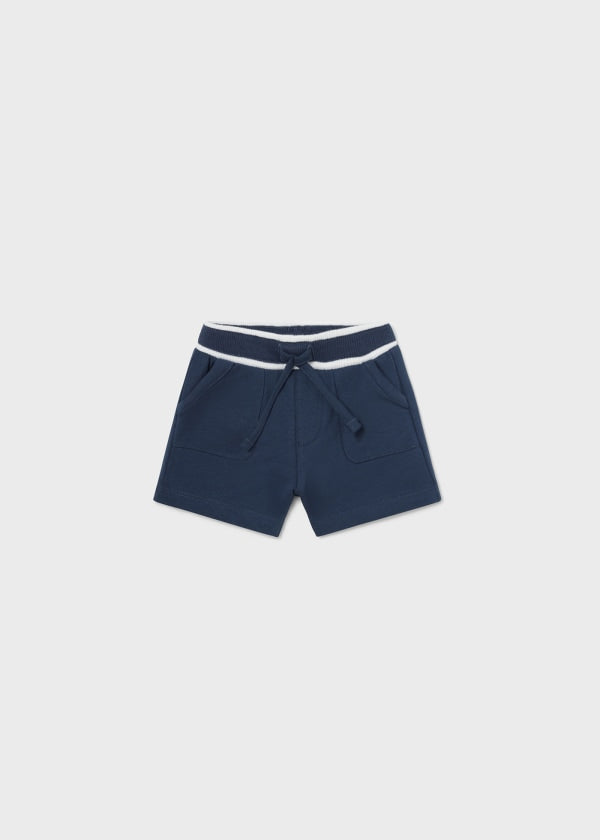 Navy French Terry Shorts