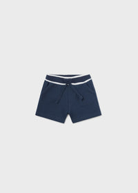 Navy French Terry Shorts