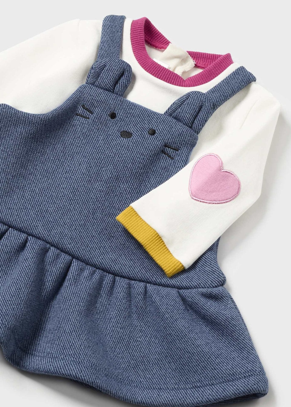 Kitty Skirted Denim Dungaree