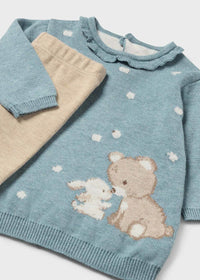 Woodland Friends Iceberg Sweater & Legging Set