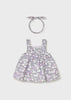 Smocked Sundress w/ Headband - Doggy Print