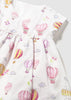 Rose Pink & Yellow Air Balloon Reversible Dress