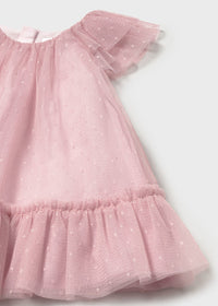 Sakura Cherry Blossom Pink Tulle Baby Dress