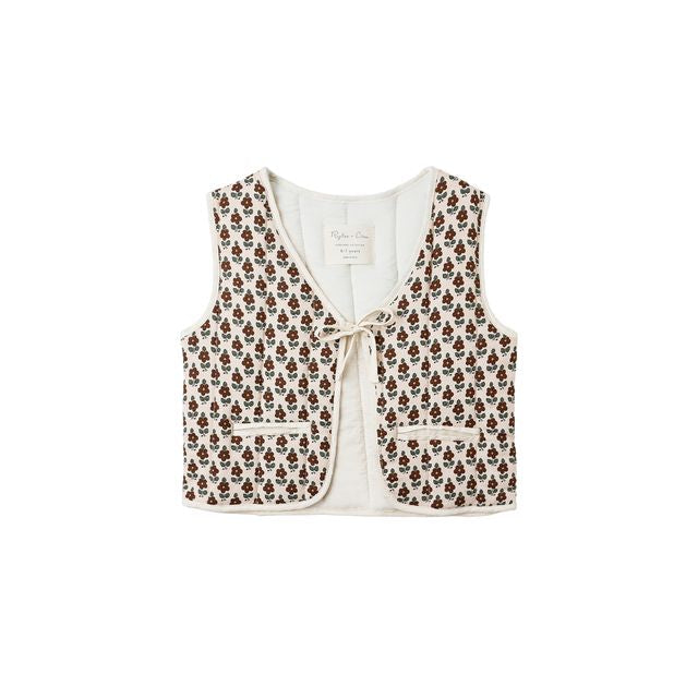 Quilted Vest - Harvest Floral