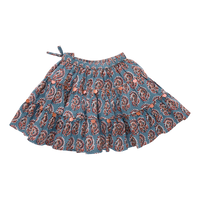 Girls Allie Skirt - Blue Paisley