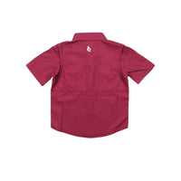 Gameday Maroon Pearl Snap S/S Shirt