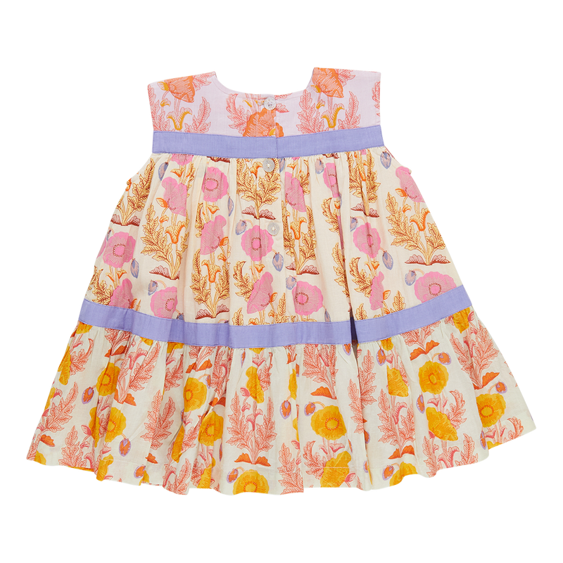 Krista Dress - Gilded Floral Mix
