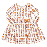 Organic Steph Dress - Fall Field Floral