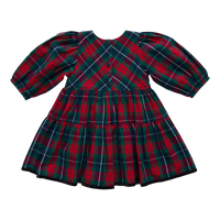 Maribelle Dress - Red Tartan