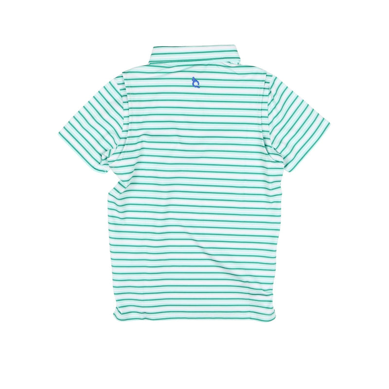 Emerald Stripe Polo