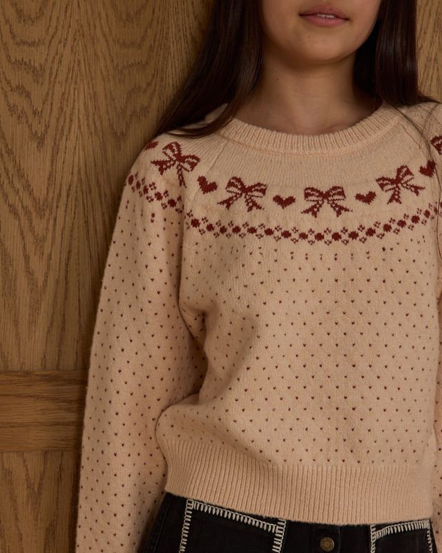 Fair Isle Sweater - Bows
