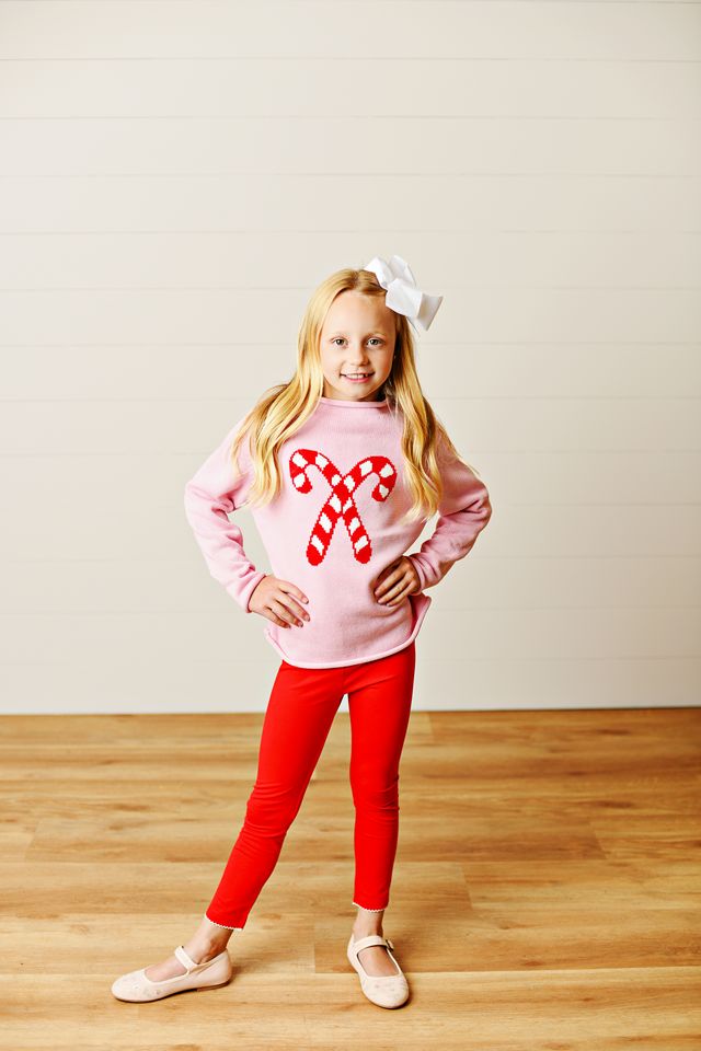 Candy Cane Pink Sweater