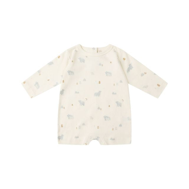 Long Sleeve Romper - Polar Bears