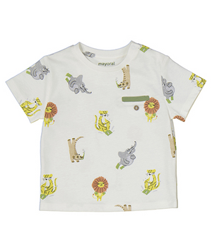 Swimming Safari Animals Tee