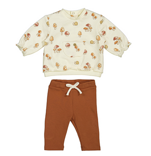 Mushrooms & Snails Top & Legging Set