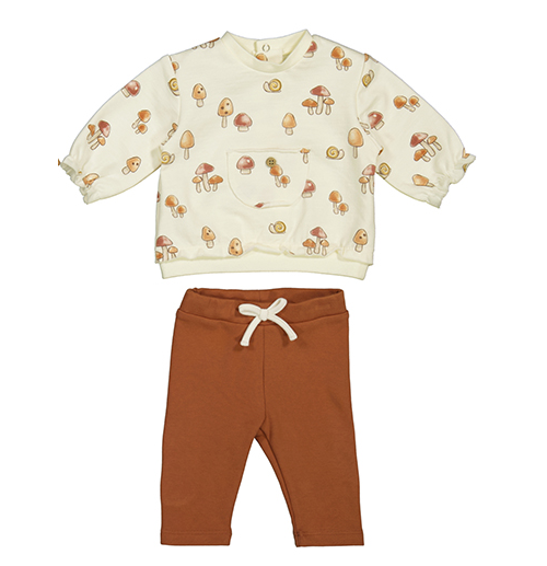Mushrooms & Snails Top & Legging Set