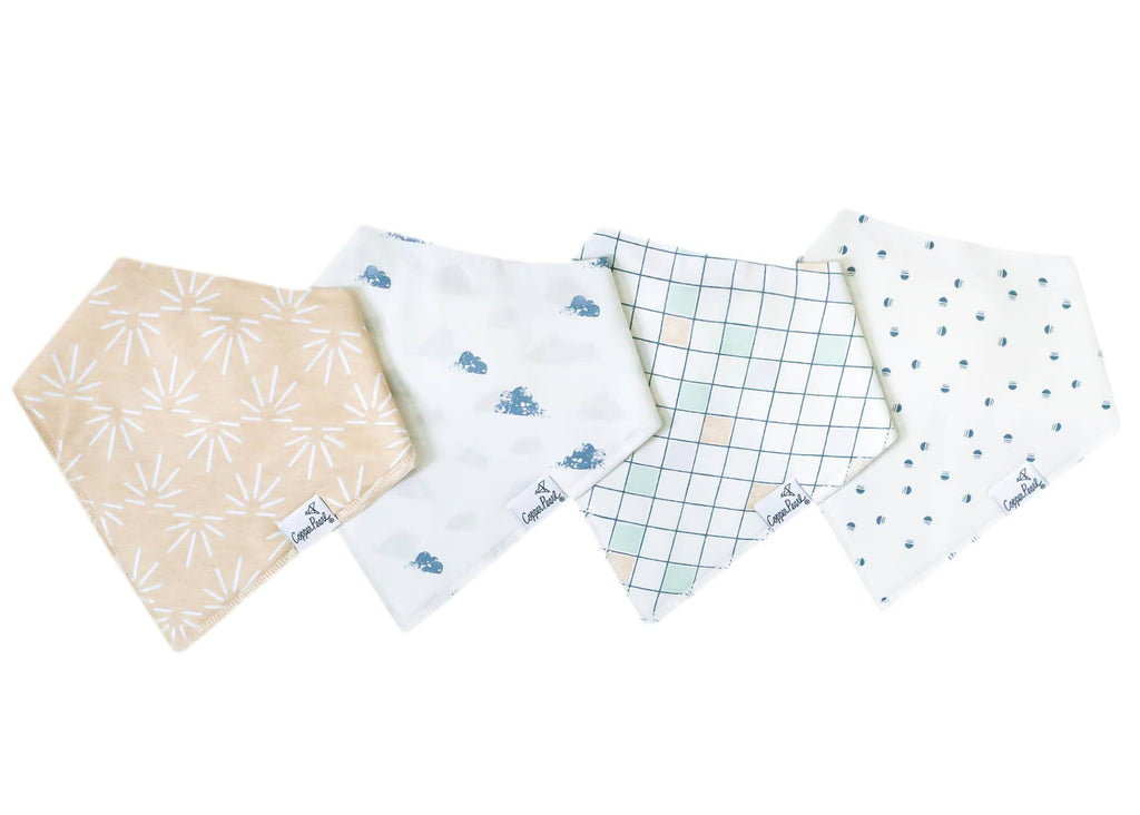 Bandana Bib Set 4pk - Sol