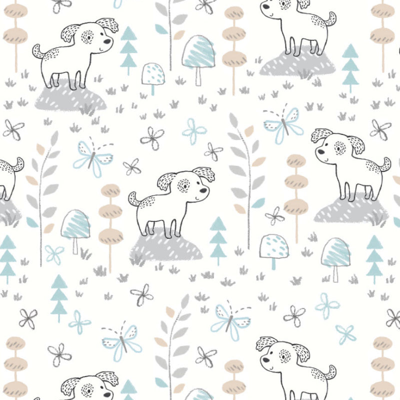 Cotton Muslin Blanket - Sparky Puppy