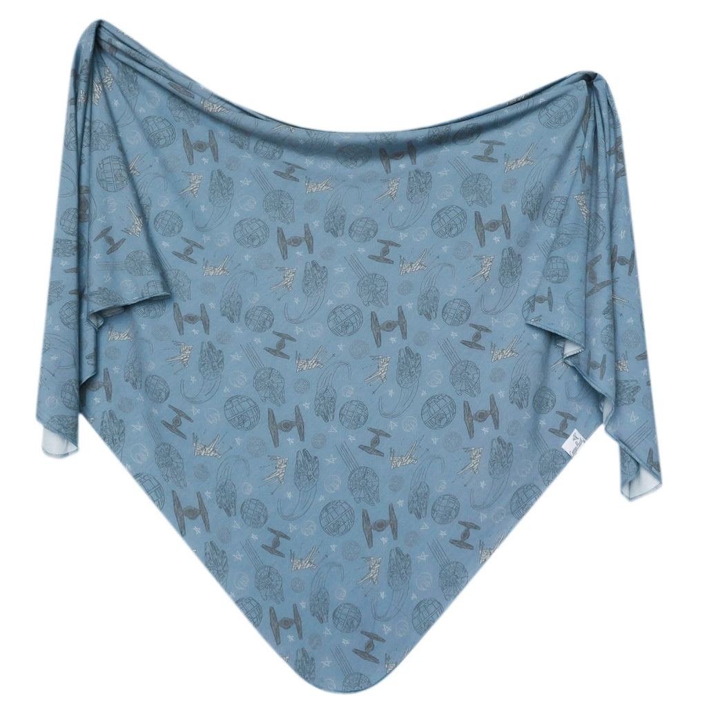 Starships - Knit Swaddle Blanket