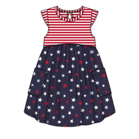 Red Stripe & Stars Dress